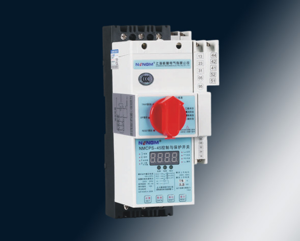 NMCPS控制與保護(hù)開(kāi)關(guān)系列產(chǎn)品，主要適用于交流50Hz，額定電壓400V，額定電流自0.16A至125A電路中。用于接通、承載和分?jǐn)嗾l件下包括規(guī)定的過(guò)載條…